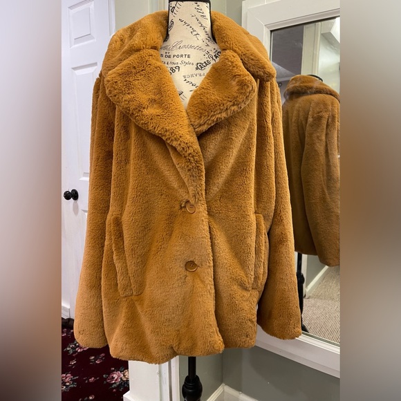 Bagatelle oversized teddy coat size L NWT - Picture 2 of 6